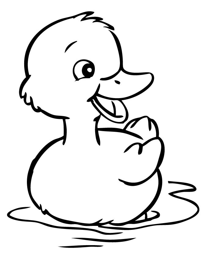 Printable Duck Coloring Pages | Kids Coloring Pages